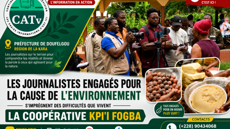 Les journalistes engagés pour la cause de l&rsquo;environnement aux cotés des femmes de la coopérative KPI&rsquo;I FOGBA de Doufelgou